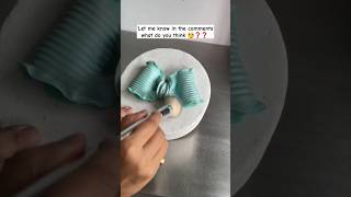 A Glossy Edible Bow 🤩😱 cake shorts easyhacks bow cute howto cakehacks bakingtips trending [upl. by Cammy]