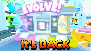 THEY ARE ADDING EVOLVE MACHINE BACK IN PET SIMULATOR 99 [upl. by Aratehs]