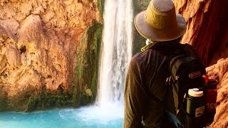 Havasupai Falls Arizona  Secret Cave Bighorn Sheep and Cliff Jumping [upl. by Rawley]