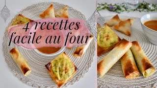 4 Recettes de Bricks au four  Très Facile et Rapide 🌙 Recette spécial Ramadan 2021 [upl. by Arodnap]