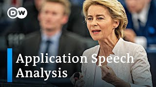 EU Commission head nominee Von der Leyens speech Analysis and takeaways  DW News [upl. by Minabe]