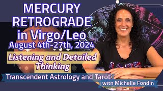 Mercury Retrograde August 4th27th 2024 in Virgo and Leo Listening Instead of Speaking [upl. by Jen]