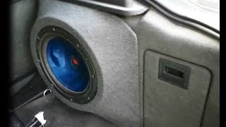 Custom Perfect Fit Fiberglass Subwoofer Enclosure Box Build [upl. by Obidiah]