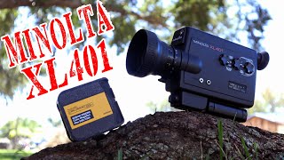 Minolta XL401 Super 8 Camera Breakdown amp Review  Kodak 7203 50D  Scanned Results  Filmboy24 [upl. by Tiduj815]