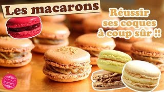 COQUES A MACARONS FACILES et INRATABLES en MERINGUE ITALIENNE [upl. by Iy261]