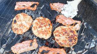 Fastfood według OJPOP  grillowane na ogniu hamburgery [upl. by Hadik935]