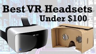 Top 5 VR Headsets Under 100 [upl. by Hillel]