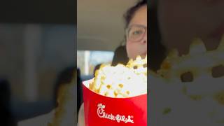 CHICKFILA mukbang ayozenia mukbang chickfila [upl. by Fausta]