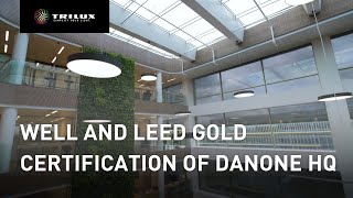 TRILUX lighting contributes to the WELL and LEED Gold certification of Danone HQ in Hoofddorp [upl. by Atiekal]