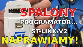 SPALIĹEM programator STLINKV2 âšˇ naprawa lutowanie drutowanie i takie tam [upl. by Taft]