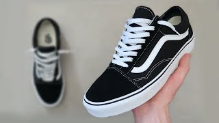 HOW TO LACE VANS OLD SKOOLS 👟🔥 [upl. by Arika]