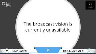 Cheam CC 2nd XI v Sanderstead CC 2nd XI [upl. by Kalikow]