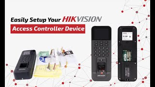 Installing Hikvision Access Control dsk1t804ef [upl. by Enyawud533]