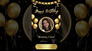 Happy Birthday 🎂 Brinkley Cheo brinkley happybirthday shorts [upl. by Bazar]