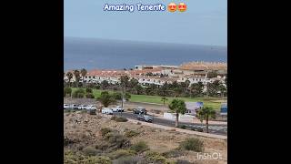 Amazing view from my hotel in Tenerife Spain 😍🇪🇸 shorts travel spain tenerife [upl. by Tnek]