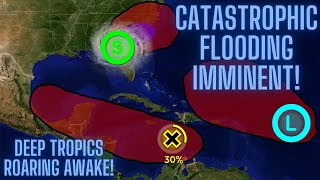 Tropics Update Deep Tropics Are Roaring Awake Catastrophic Flooding Imminent Who Should Prepare [upl. by Aziza]