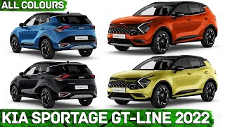 Kia Sportage GTLINE 2022  COLOURS  CARSampNEWS [upl. by Jesselyn]