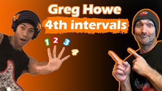 GREG HOWE USE OF FOURTHS [upl. by Erek]