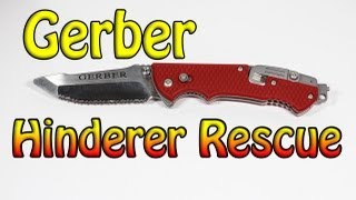 Gerber Hinderer Rescue Knife [upl. by Atiana321]