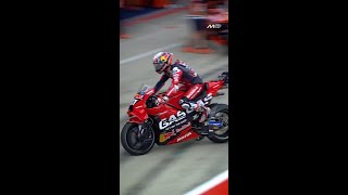 Two bikes one Pedro zero chill 😂🏍️ motogp pedroacosta [upl. by Robinett]