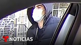 Sigue la búsqueda del sospechoso de asesinar a un empresario en Nueva York  Noticias Telemundo [upl. by Horan]