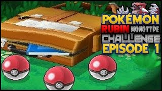 Lets Play Pokemon Rubin Edition Monotype  Part 1  Beschränkte Regeln [upl. by Renferd]