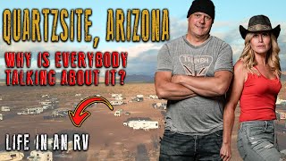 Full Time RVing  Quartzsite Arizona  What Everyone Is Talking About [upl. by Cirdek183]