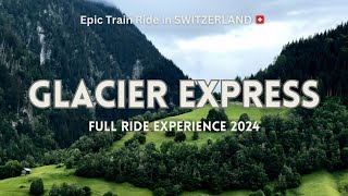 We Took the Most EPIC TRAIN Ride Through the Alps  Glacier Express 2024 [upl. by Highams]