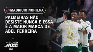 Maurício Noriega Palmeiras não desiste nunca e essa é a maior marca de Abel Ferreira  CNN NOVO DIA [upl. by Tobias]