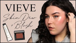 VIEVE Skin Dew Review  Piazza Blush on pale skin  Erin Rose [upl. by Nolos]