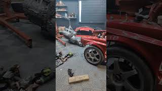 Corvette engine and gearbox swap bmw e30 [upl. by Flory]