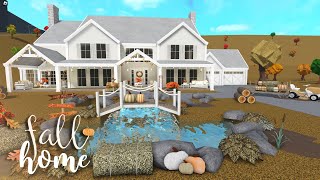 Bloxburg Fall Home Roblox Bloxburg Speedbuild 150k [upl. by Nnylecyoj857]