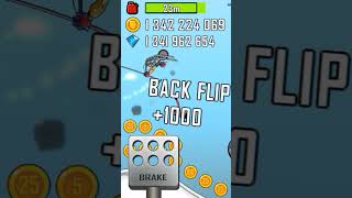 Hill climb racing 😂 funny shortfeed [upl. by Hgiellek]