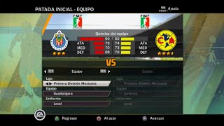 FIFA 11 PS2 Gameplay  Guadalajara vs Club America [upl. by Zurn]