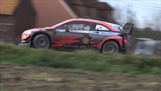 WRC Ypres Rally 2020 test Neuville T [upl. by Hayotal735]