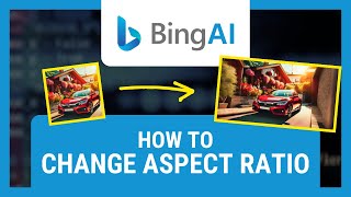 Bing Image Creator How to Change Aspect Ratio [upl. by Claude]