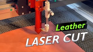 Leather Laser Cutting for Shoe Upper Your RedShift Laser Machine Guide [upl. by Akemhs]