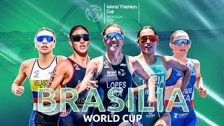 2024 World Triathlon Cup Brasilia  WOMEN [upl. by Euqinor]