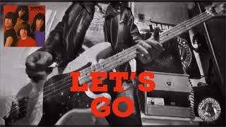 Ramones  Lets Go  bass cover whitout guitar [upl. by Claire]