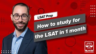 How to study for the LSAT in 1 month [upl. by Kirred684]