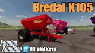 Bredal K105  FS22 mod for all platforms [upl. by Levison]