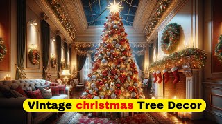 Transform Your Home with Vintage Christmas Tree Decor [upl. by Inihor]