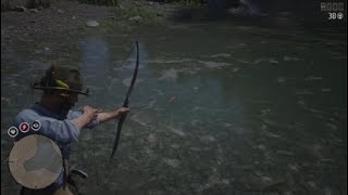 The correct way to fish  RdR2 Online [upl. by Zehc]