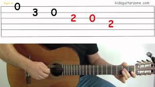 Guitar lesson 5E The Pink Panther Theme E [upl. by Yumuk]