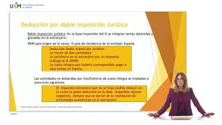 IS compensación de bases imponibles y deducciones por doble imposición [upl. by Drud]