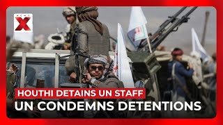 UN Issues Statement on Houthi Staff Detentions  NewsX [upl. by Collis487]