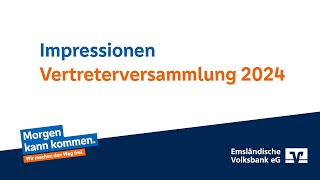 Impressionen Vertreterversammlung 2024 [upl. by Nalliuq]