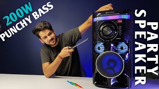 Best PartySpeaker Under 7000  Heavy Bass  TechXeWoo Ts200BT Unboxing  Review [upl. by Eizle96]