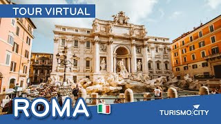 Roma Italia  Recorrido virtual con guía en español [upl. by Labotsirc]