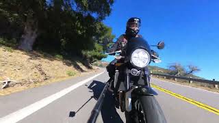 2021 Z900RS cruising South Grade on a fairly cold day at Palomar [upl. by Aicnarf]